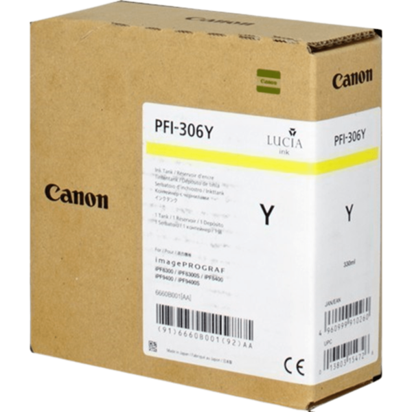 CANON Ink PFI-306 Yellow | 6660B001