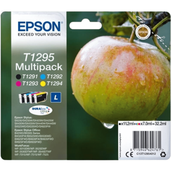 EPSON Ink T1295 4-Color B-C-M-Y | C13T12954012