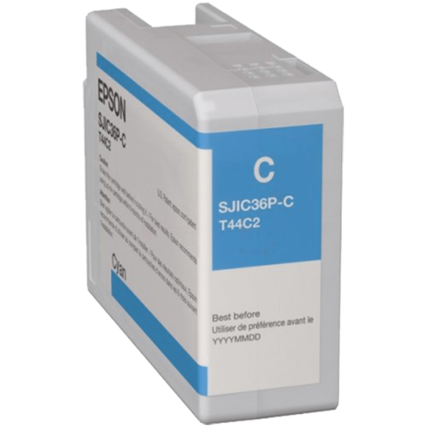 EPSON Cyan Ink Cartridge | C6000/C6500 Series | SJIC36P(C)