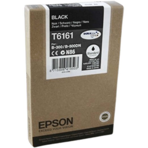 EPSON Ink T6161 Black | C13T616100