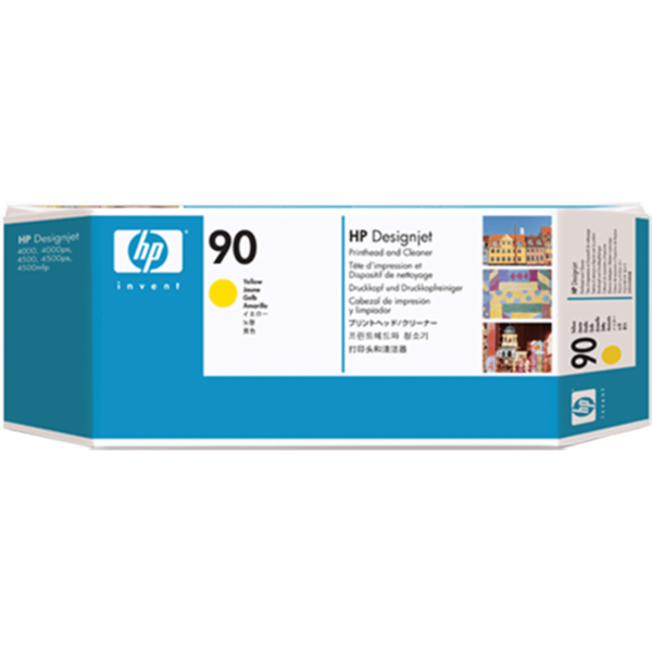 HP 90 Yellow Printhead & Cleaner - C5057A