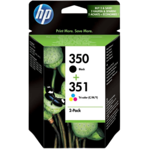 HP Ink 350/351 Combo Pack Black + Tri-Color SD412EE | SD412EE