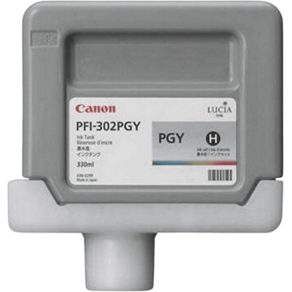 CANON Ink PFI-302PGY Photo Grey 330ml | 2218B001 - Image 2