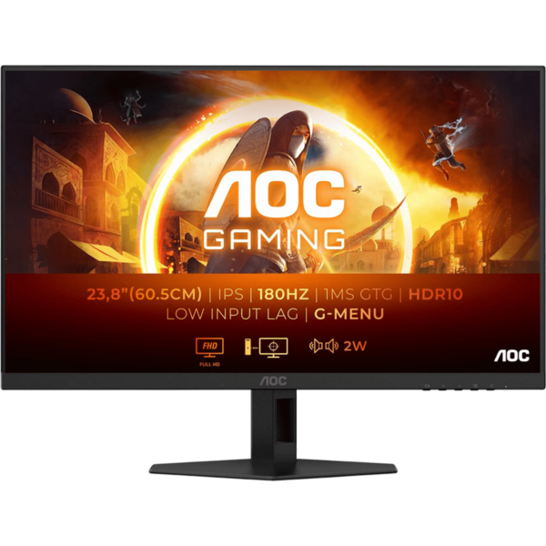 AOC Monitor 24'' [IPS | FHD | 180Hz | 1ms | 3Y] / 24G4X