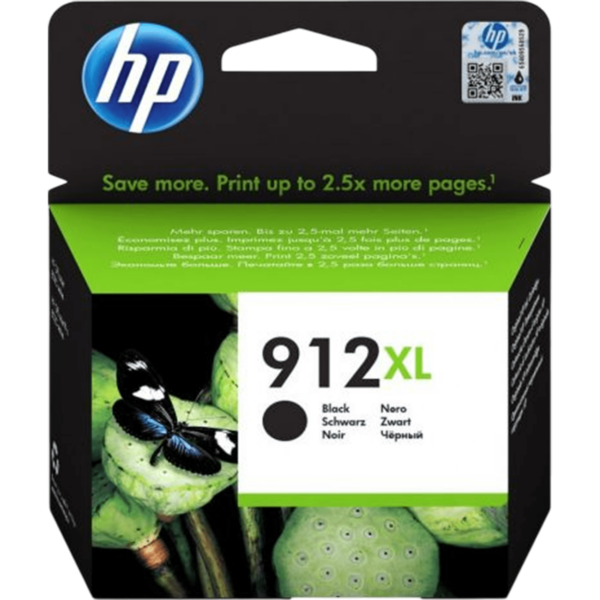 CartridgeHP Ink jet No 912XL High Yield Black [825p] | 3YL84AE