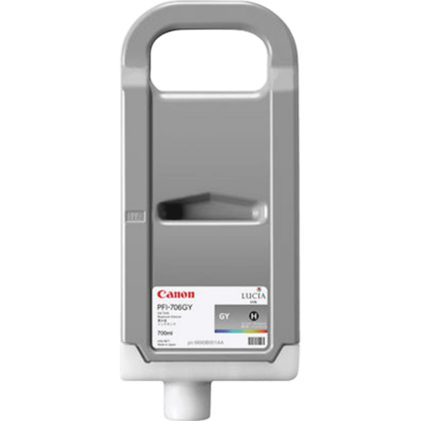 CANON Ink PFI-706G Grey HC 700ml | 6690B001 - Image 3