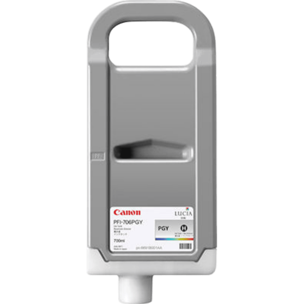 CANON Ink PFI-706PG Photo Grey HC 700ml | 6691B001 - Image 3