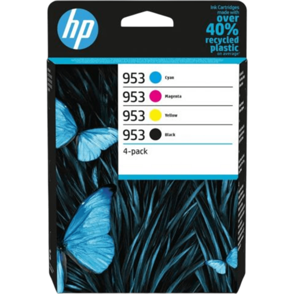 HP Ink 953 Original Black Cyan Magenta Yellow 4 pc[s] | 6ZC69AE