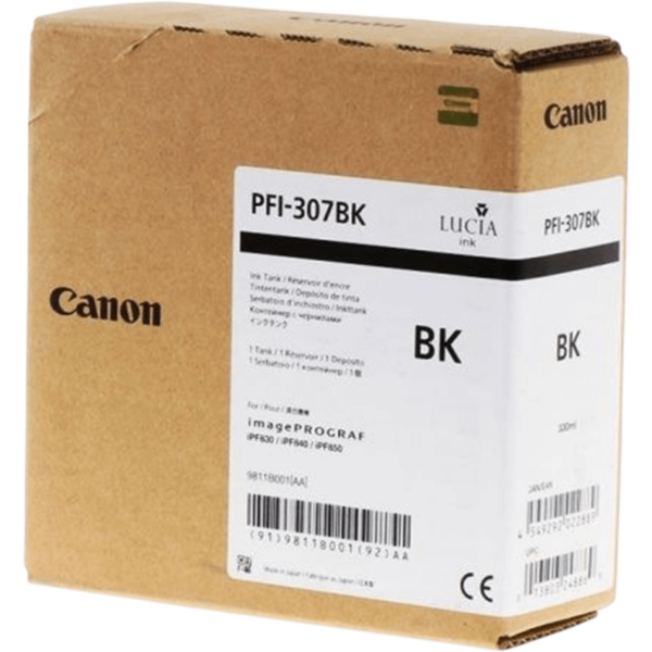 CANON Ink PFI-307BK Black | 9811B001