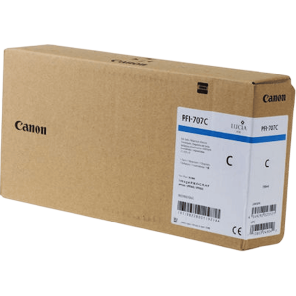 CANON Ink Tank PFI-707C Cyan 700ml | 9822B001 - Image 3
