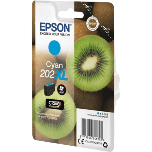EPSON Ink T02H24 Cyan 8.5ml | C13T02H24010