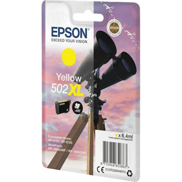 EPSON Ink T02W44 Yellow XL 6.4ml | C13T02W44010 - Image 2