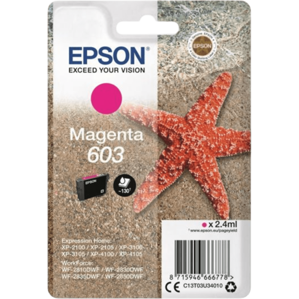 EPSON Ink 603 Magenta | C13T03U34010