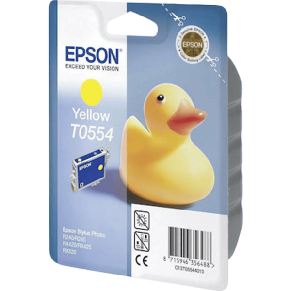 EPSON Ink T0554 Intellidge Yellow 8ml 290Pgs | C13T05544020 - Image 2