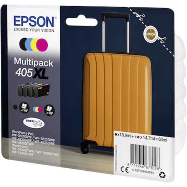 Singlepack Ink Black 405XL Multipack B-C-M-Y | C13T05H64010 - Image 2