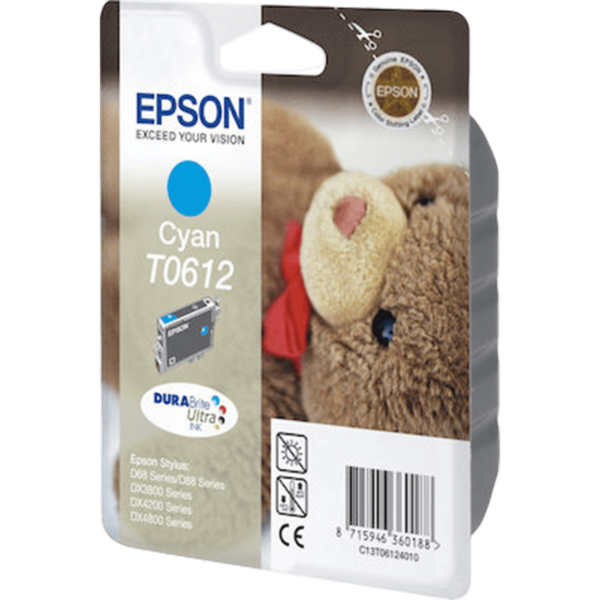 EPSON Ink T0612 Cyan 8ml 250Pgs | C13T06124010 - Image 4