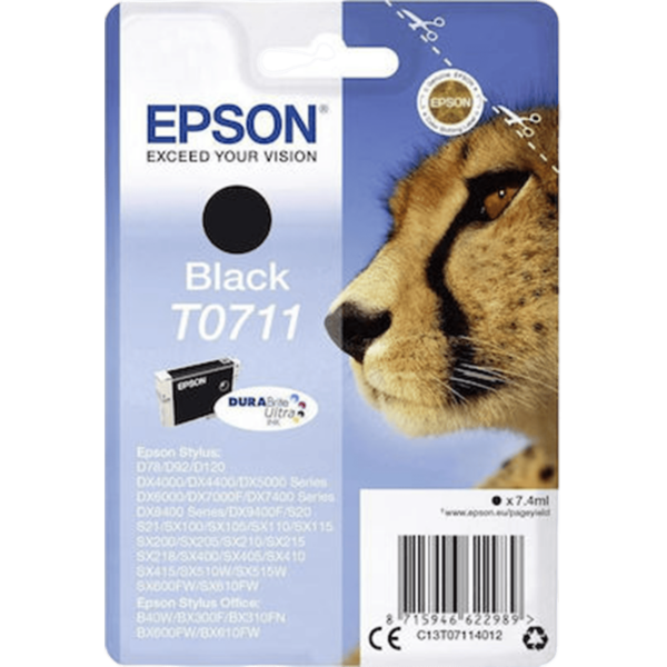 EPSON Ink T0711 Black | C13T07114012 - Image 2