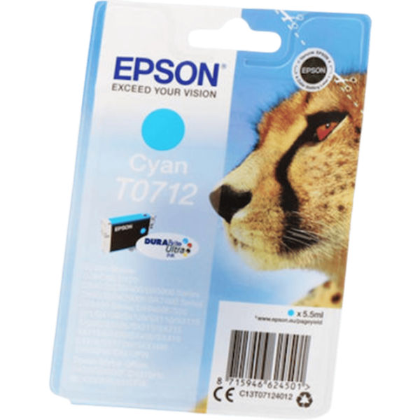 EPSON Ink T0712 Cyan | C13T07124012 - Image 3