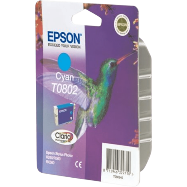 EPSON Ink T0802 Cyan | C13T08024011