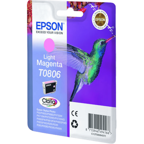 EPSON Ink T0806 Light Magenta | C13T08064011 - Image 2