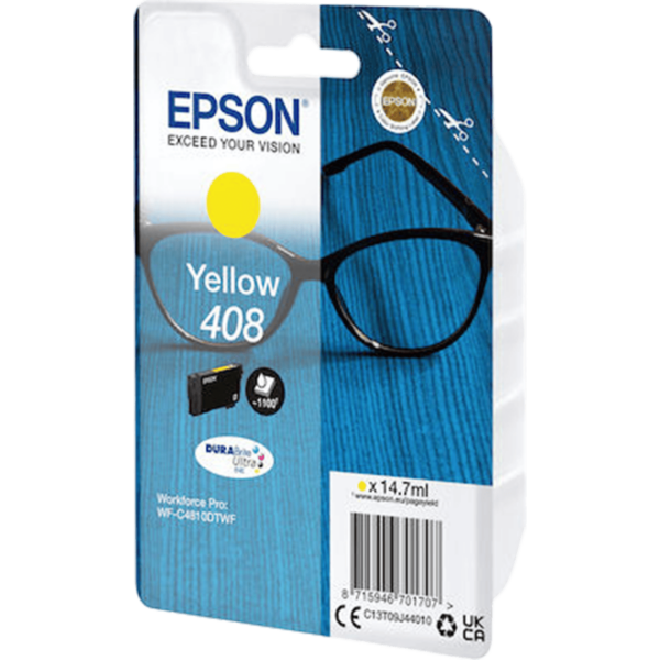 EPSON Ink 408 Yellow 14.7ml | C13T09J44010 - Image 2