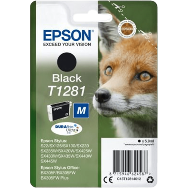 EPSON Ink T1281 Black | C13T12814012