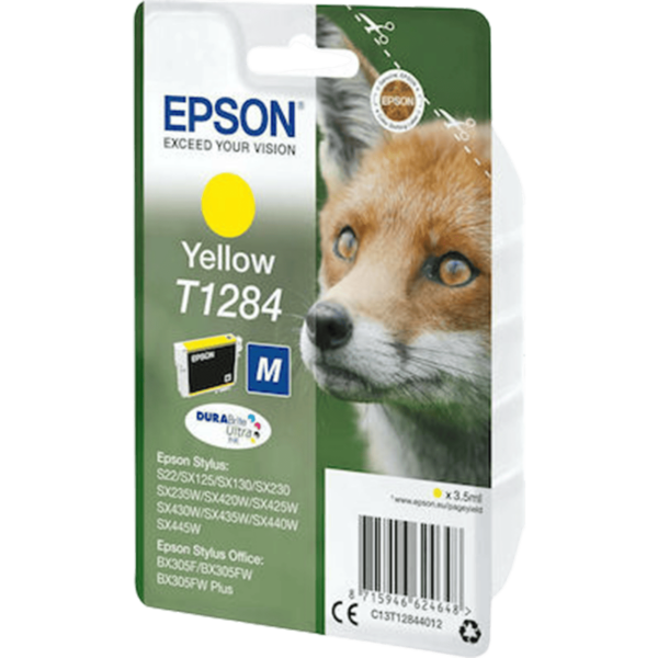EPSON Ink T1284 Yellow | C13T12844012 - Image 3