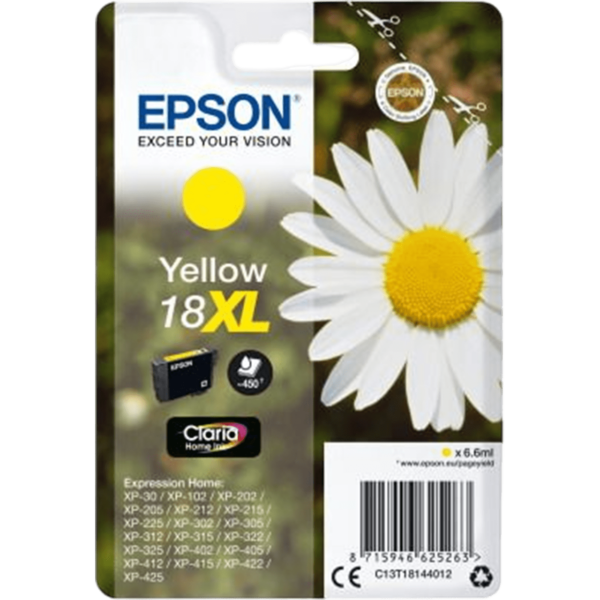 EPSON Ink T181440 XL Yellow | C13T18144012