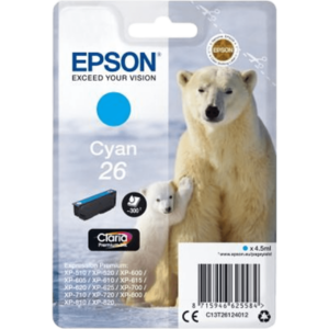 EPSON Ink 26 Cyan | C13T26124012