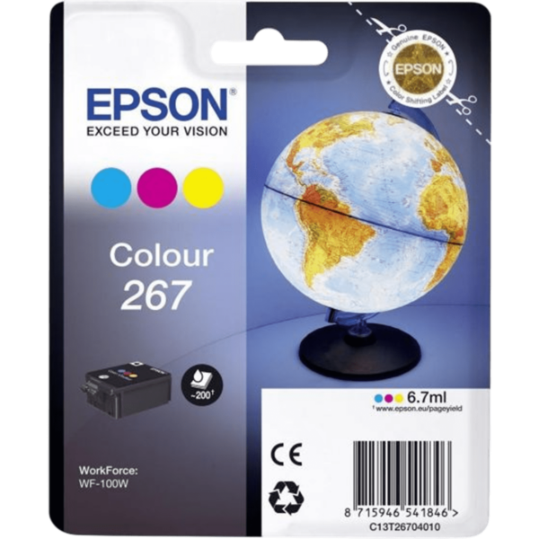EPSON Ink Cartridge Colour 267 Singlepack | C13T26704010