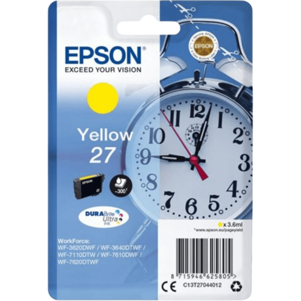 EPSON Ink 27 T270440 Yellow | C13T27044012