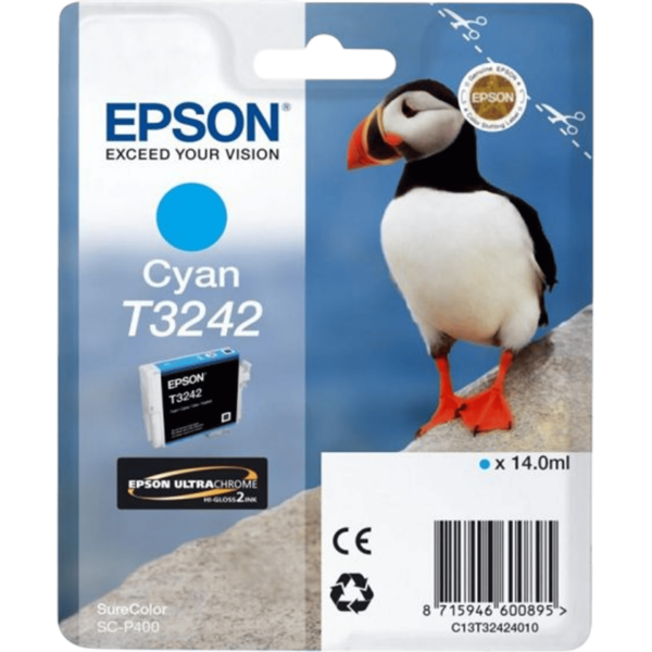 EPSON Ink T3242 Cyan 14.0 ml | C13T32424010