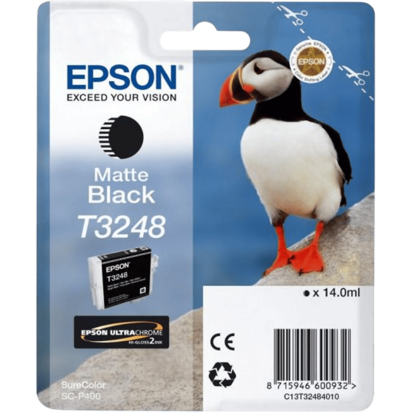 EPSON Ink T3248 Matte Black 14.0 ml | C13T32484010