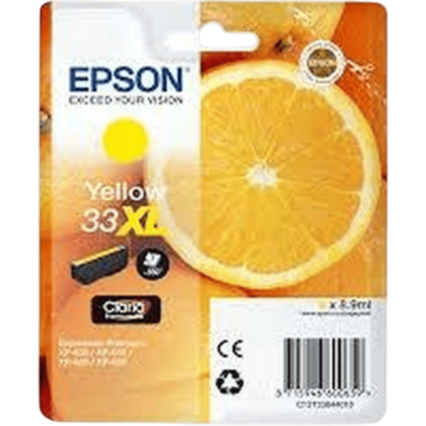 EPSON Ink 33XL Claria Premium Yellow 8.9ml | C13T33644012 - Image 2