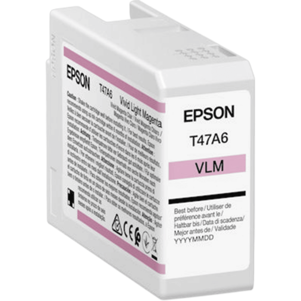 EPSON Ink T47A6 Light Magenta 50ml | C13T47A60N - Image 2