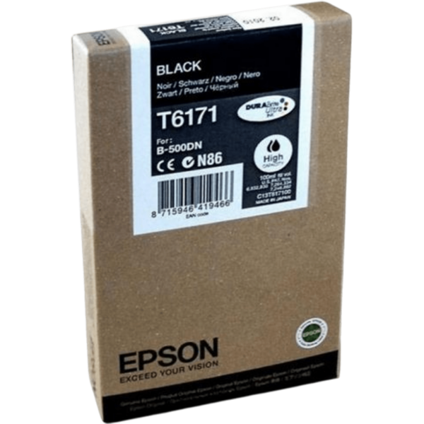 EPSON Ink Cartridge High Black | C13T617100