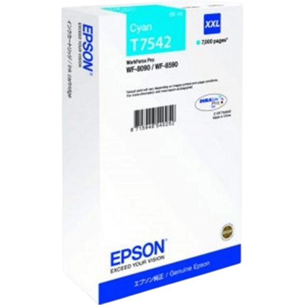 Epson Ink Cartridge Cyan XXL | C13T75424N