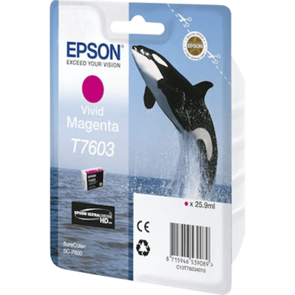 EPSON Ink T7603 Ultrachrome HD Vivid Magenta 26ml | C13T76034N10 - Image 3