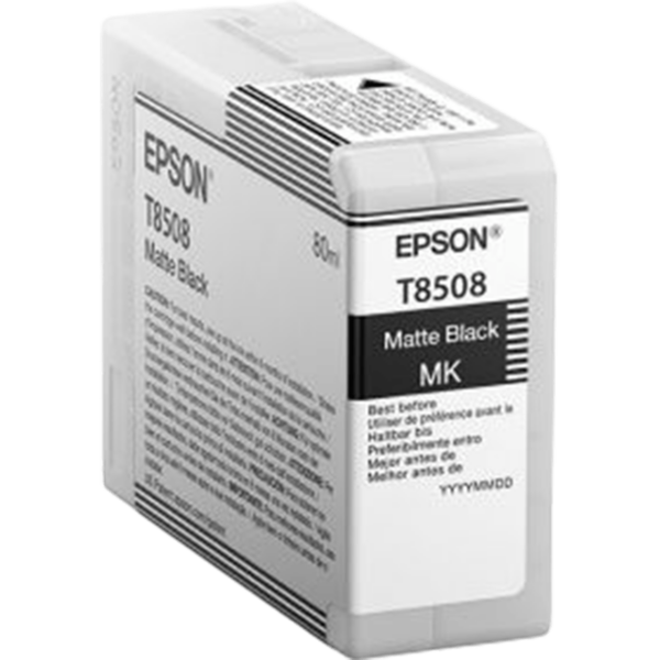 EPSON Ink T8508 Matte Black 80ml | C13T85080N