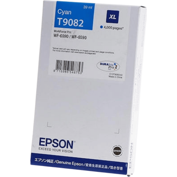 EPSON Ink XL Cyan 39ml 4k pgs | C13T90824N - Image 4