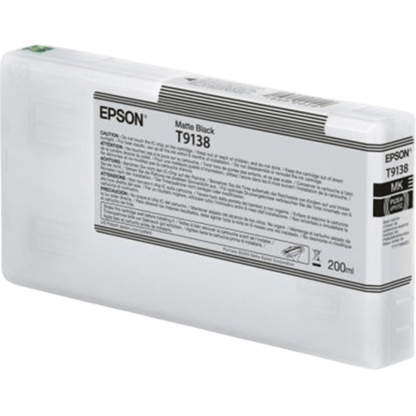 EPSON Ink T91380N Matte Black 200ml | C13T91380N