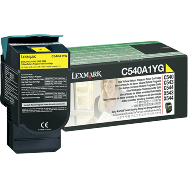 LEXMARK Toner Low Yellow C540A1Y | C540A1YG