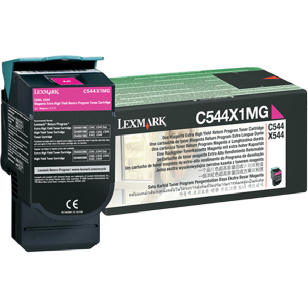 LEXMARK Toner High Magenta C544X1M | C544X1MG