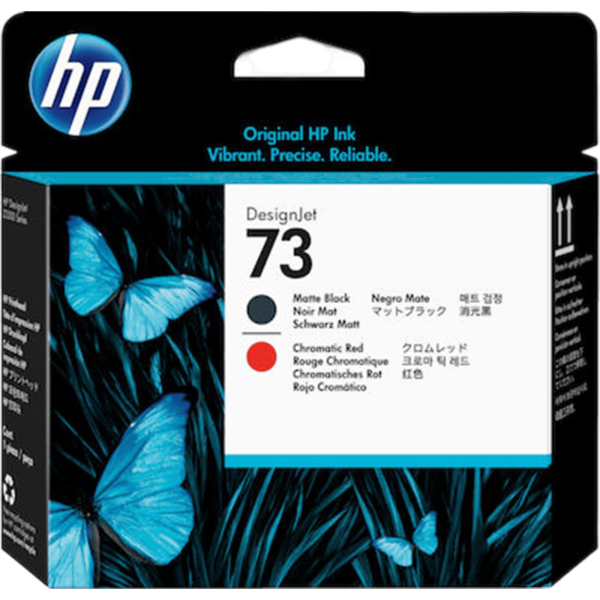 HP Ink No 73 Printhead Matte Black & Chromatic Red | CD949A - Image 4
