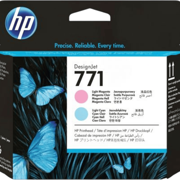 HP Ink 771 Light Magenta-Light Cyan DesignJet Printhead | CE019A