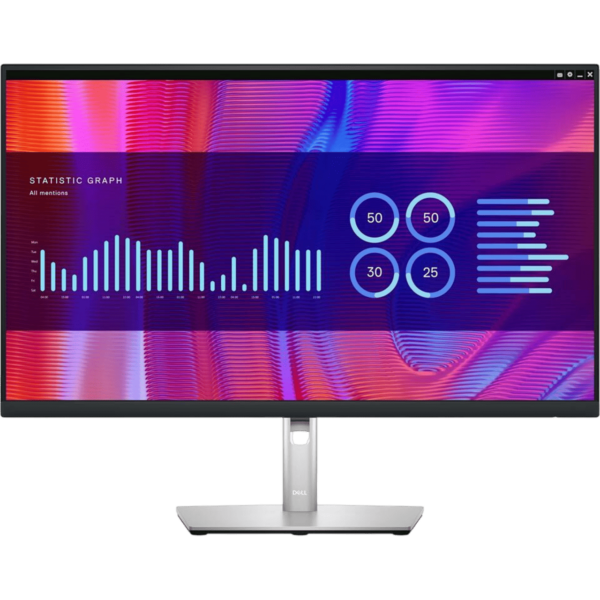 DELL Monitor 27" [2560x1440 | IPS | HDMI | DisplayPort | USB-C HUB | RJ45 | Height Adjustable | 3Y] / 210-BDEH