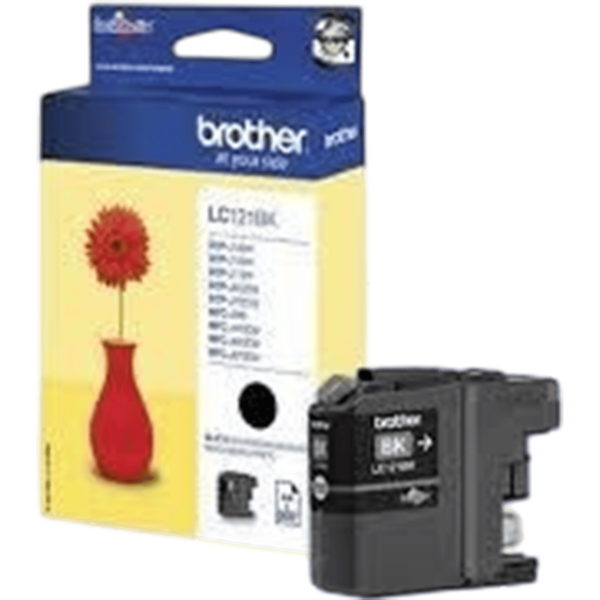 BROTHER Ink Black 300Pgs | LC-121BK