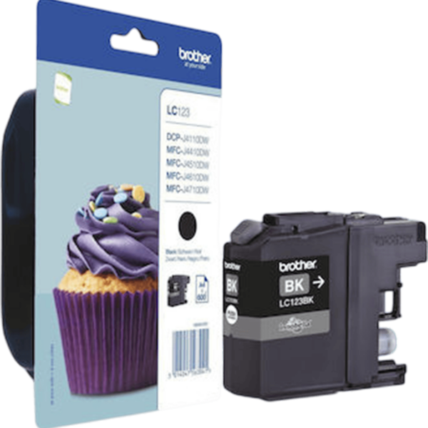 BROTHER Ink Black 0.6k | LC-123BK - Image 2