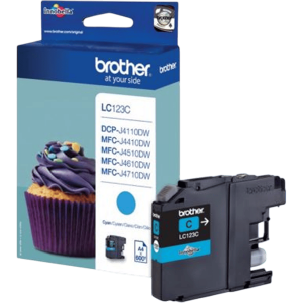 BROTHER Ink Cyan 0.6k | LC-123C