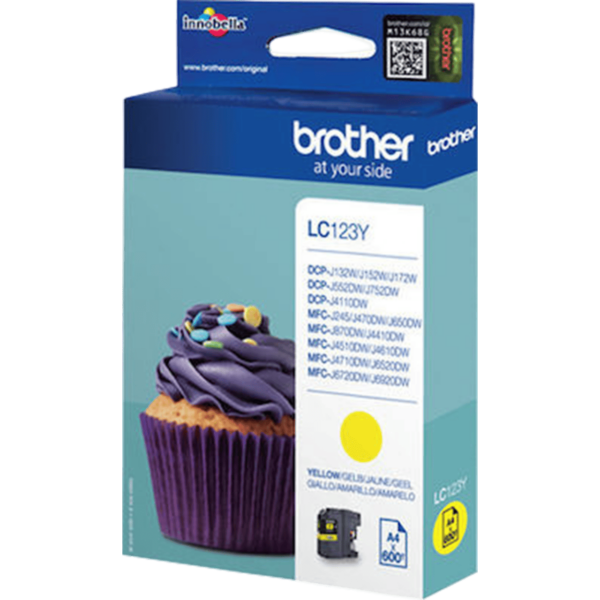 BROTHER Ink Yellow 0.6k | LC-123Y - Image 3